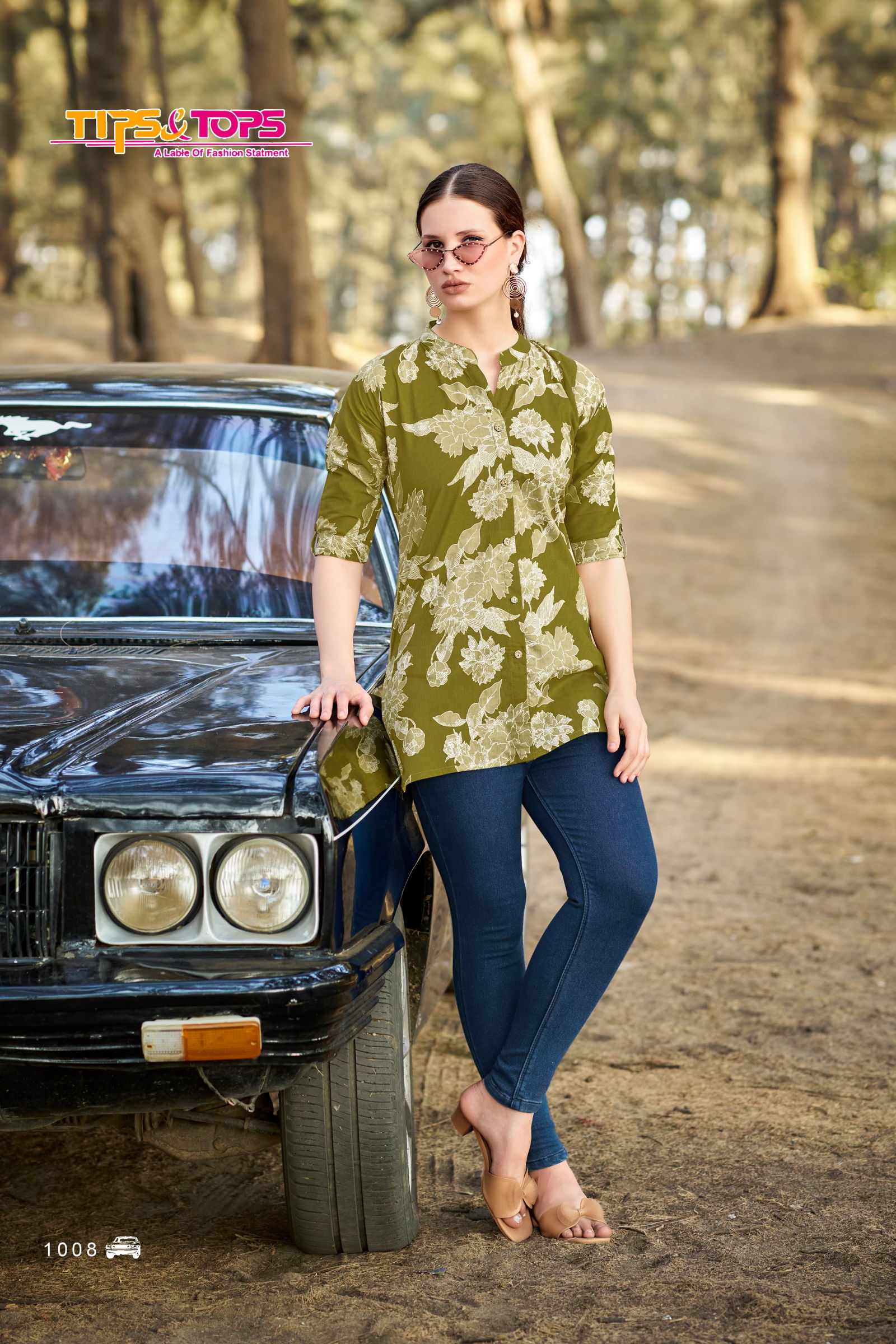 Cotton Shorties Vol 7 By Tips And Tops Cotton Printed Ladies Top Orders In India
